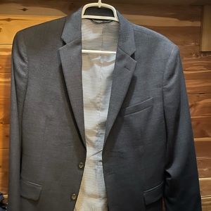 Banana Republic modern slim fit suit (navy wool)